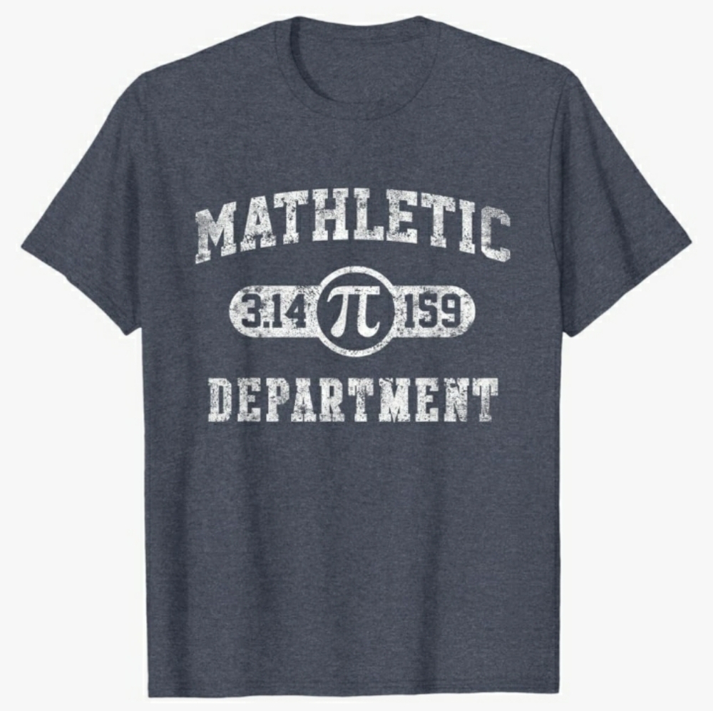 Fun Pi Math T Shirt Men XL New 3.14